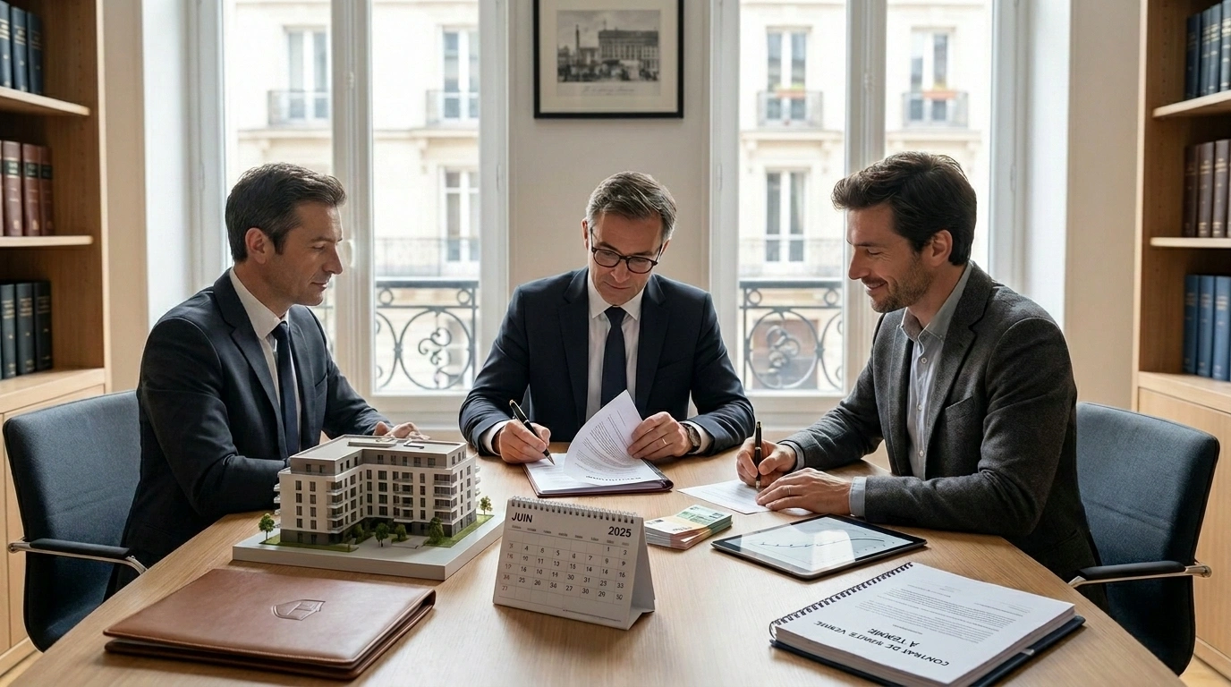 Signature vente immobilière